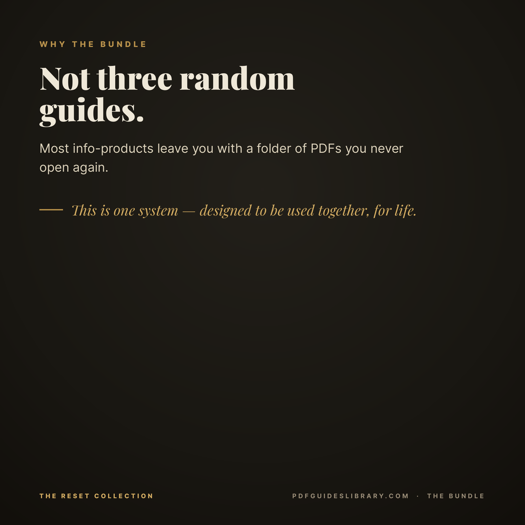 The Reset Collection — Complete 3-Book Bundle