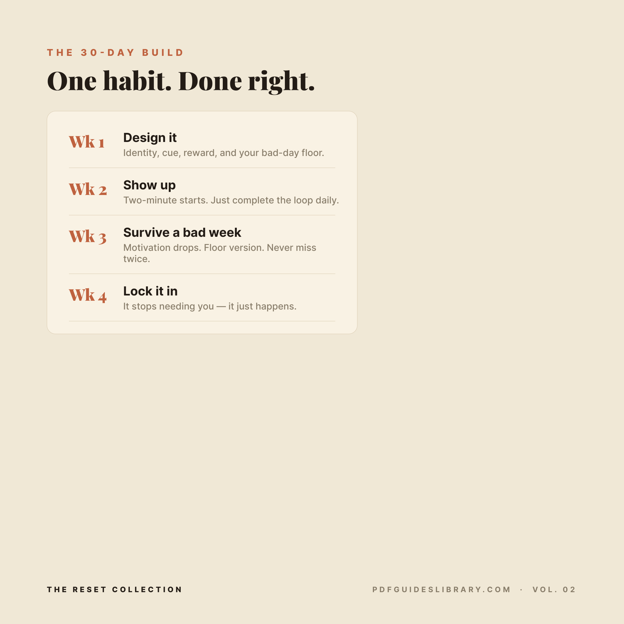 The Quiet Discipline Method - Build Unbreakable Habits Without Motivation, Willpower, or 5AM Wakeups
