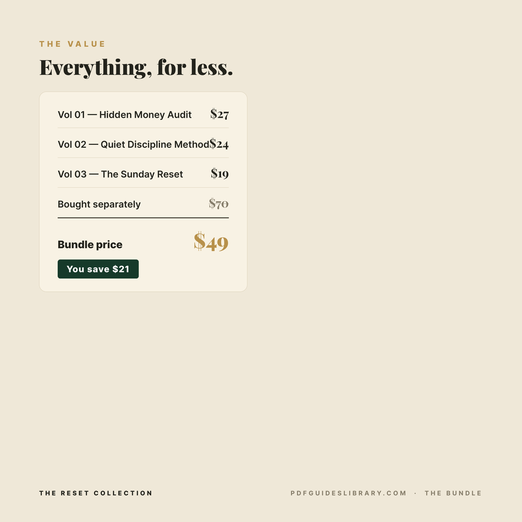 The Reset Collection — Complete 3-Book Bundle