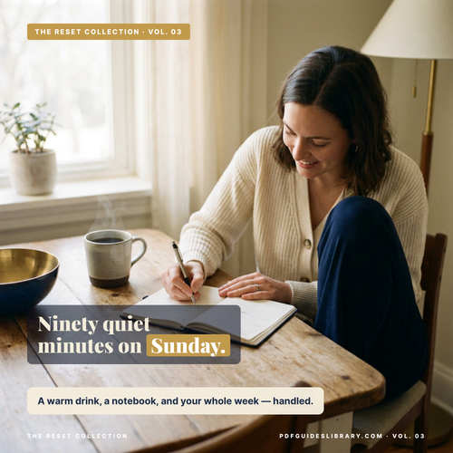 The Sunday Reset - A 90-Minute System to Take Control of Your Money, Mind, and Week